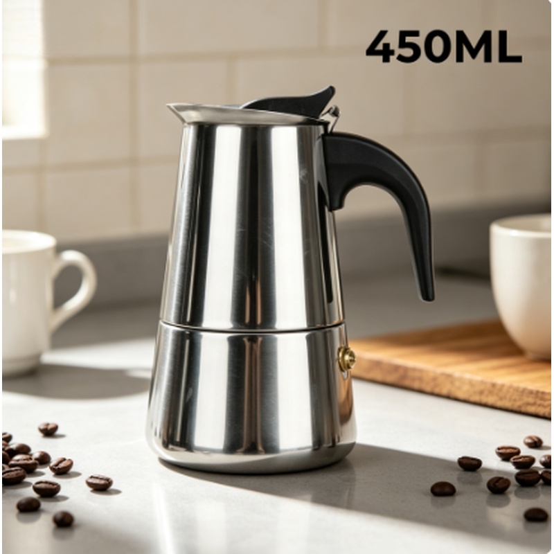 Cafeteira Moka de Aço Inoxidáv - Moka Pot Stove avaliação e preço