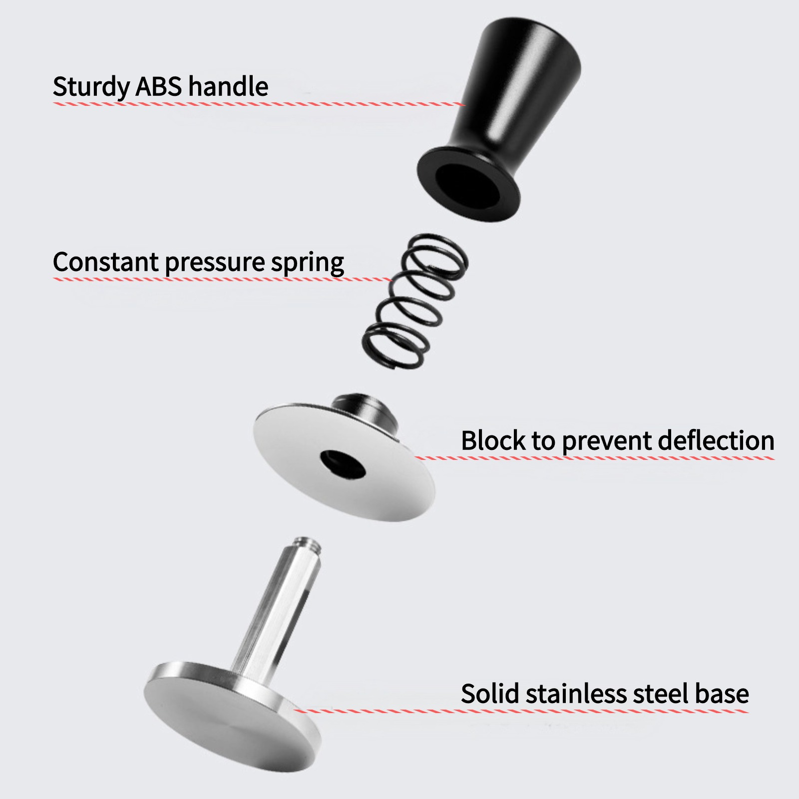 58mm 53mm 51mm Espresso Tamper - Coffee Tamper Leveler avaliação e preço