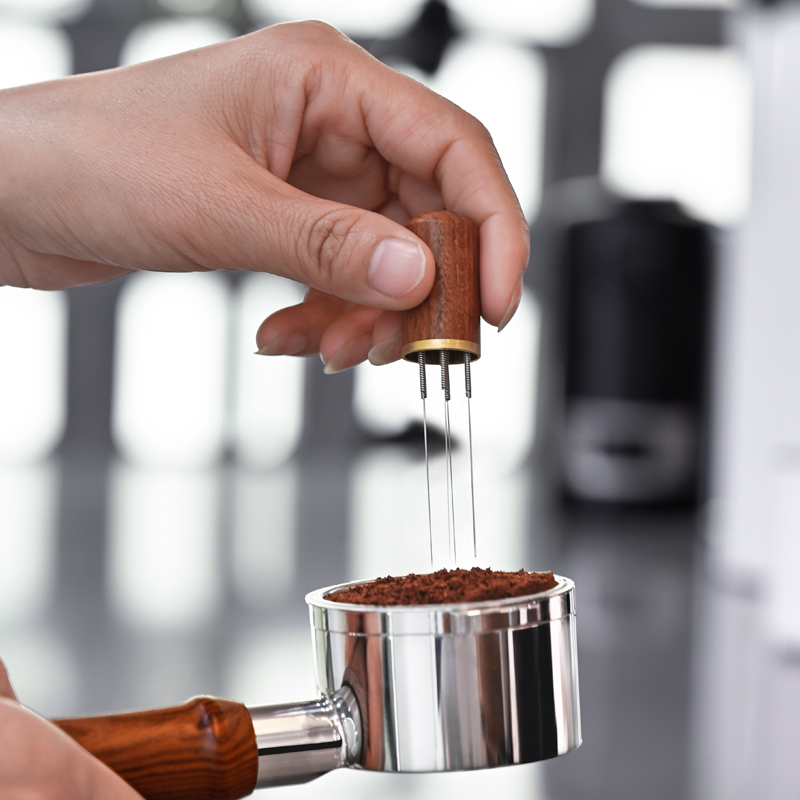 6/8 agulha de aço inoxidável c - Coffee Tamper Leveler avaliação e preço