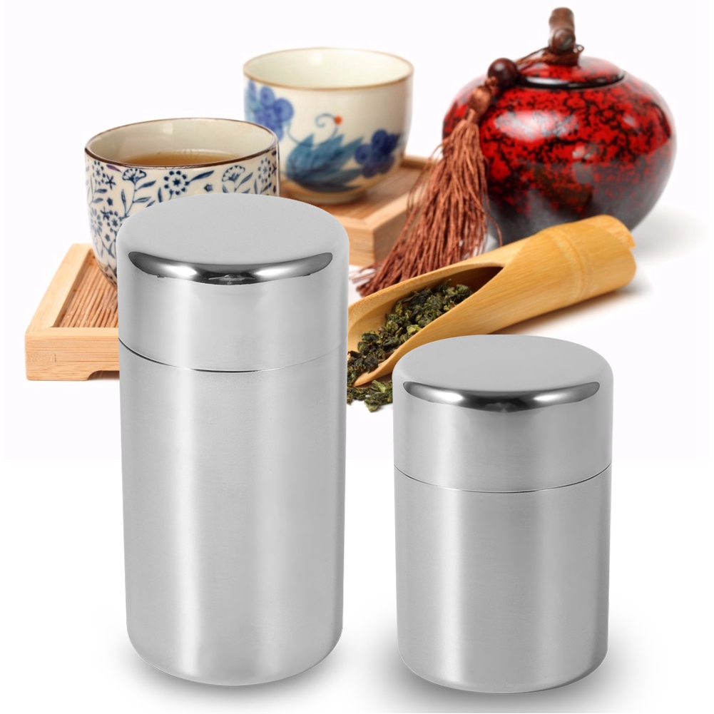 Vasilha De Folha De Chá De Aço - Canister Coffee Sugar Tea avaliação e preço