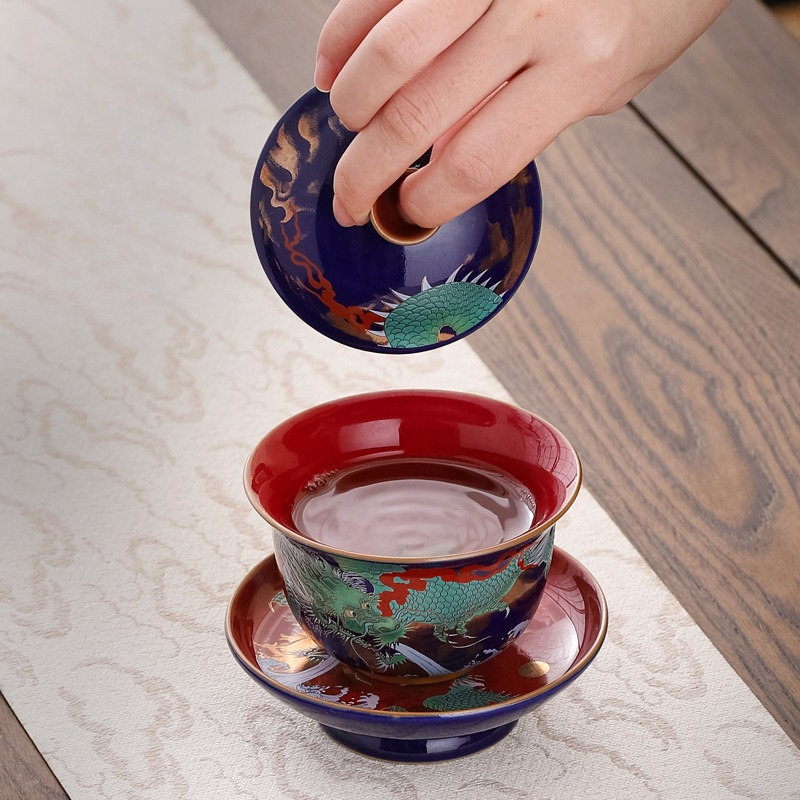 Criativo retro cerâmica gaiwan - Gongfu Tea Set avaliação e preço