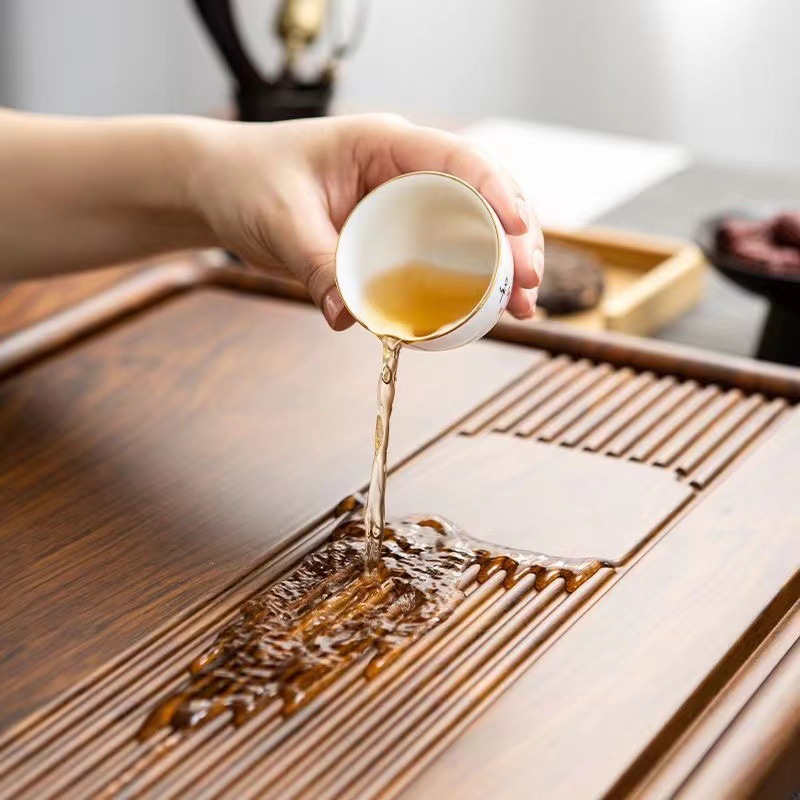 Bandeja de chá grande de alta  - Bamboo Tea Tray avaliação e preço