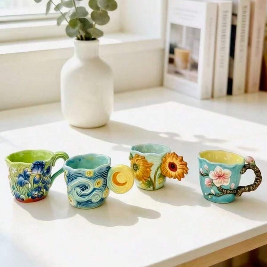 Conjunto de 4 xícaras de café  - Coffee Tea Van avaliação e preço