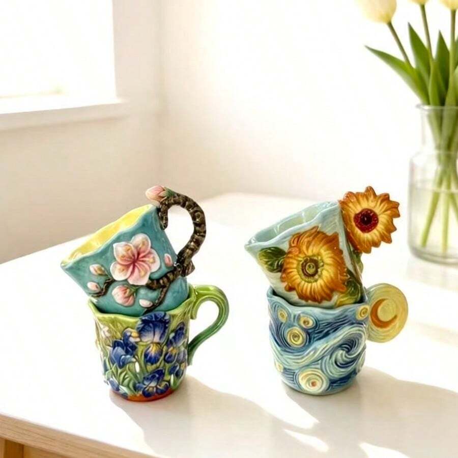 Conjunto de 4 xícaras de café  - Coffee Tea Van avaliação e preço