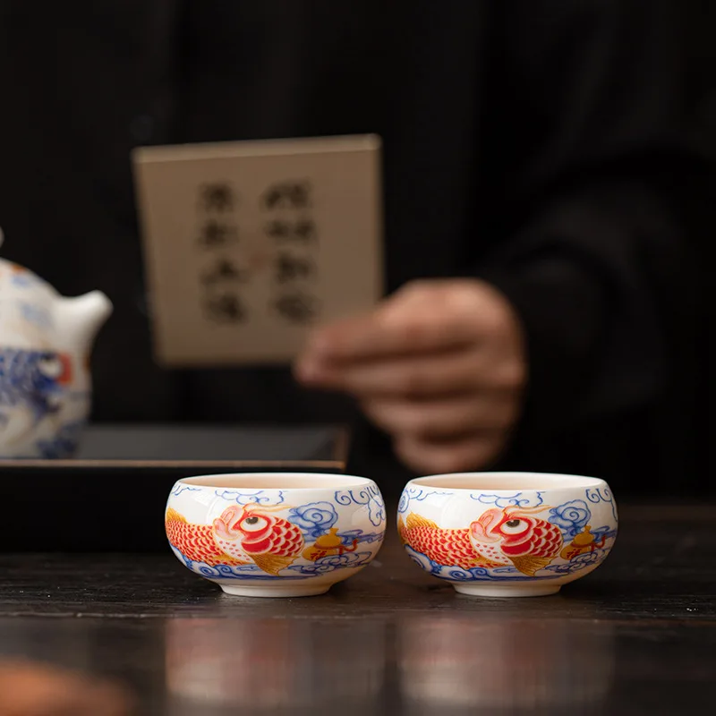 1PC Xícara de Chá de Porcelana - Gongfu Tea Set avaliação e preço