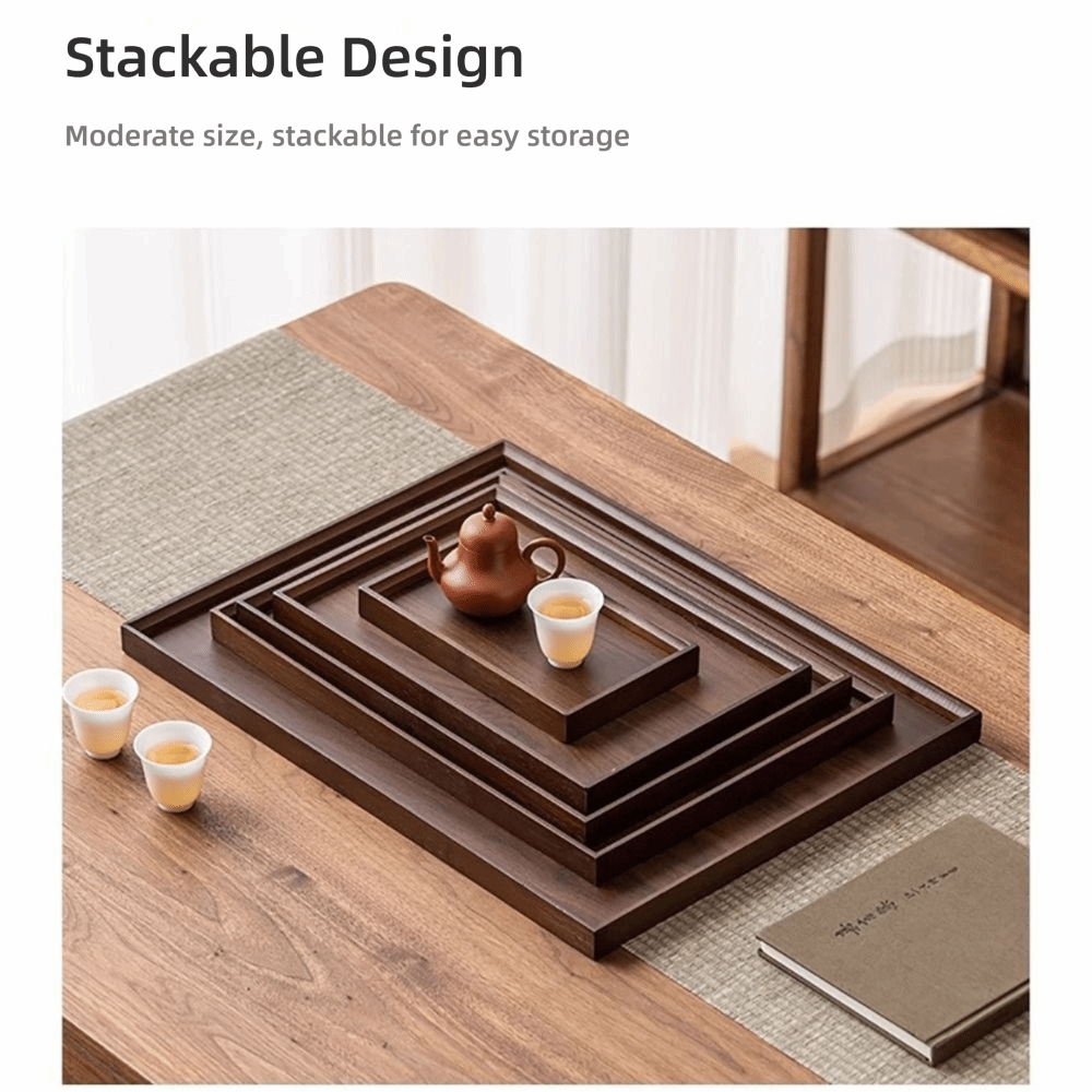 Bandeja Decorativa de Bambu Na - Bamboo Tea Tray avaliação e preço
