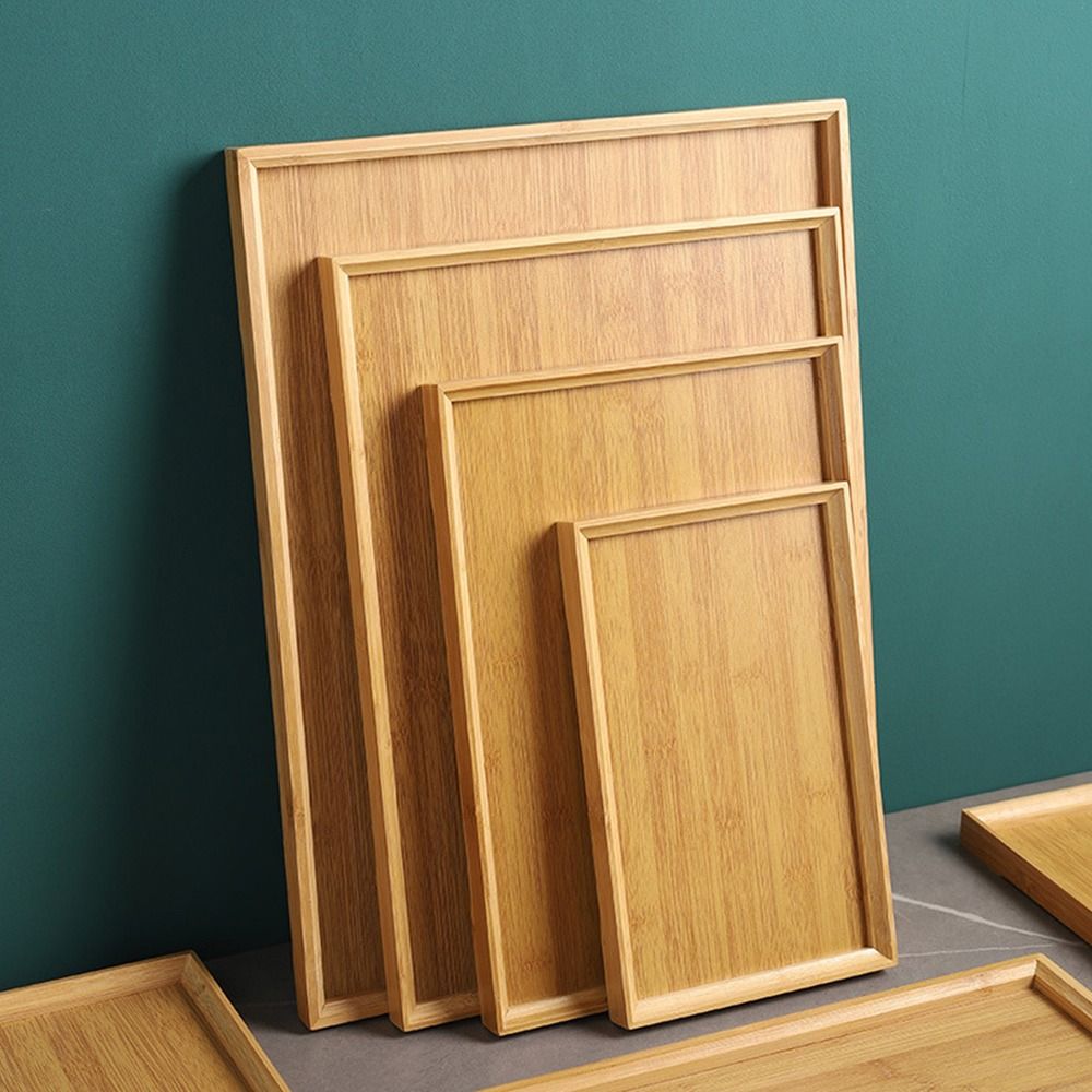 Bandeja Decorativa de Bambu Na - Bamboo Tea Tray avaliação e preço