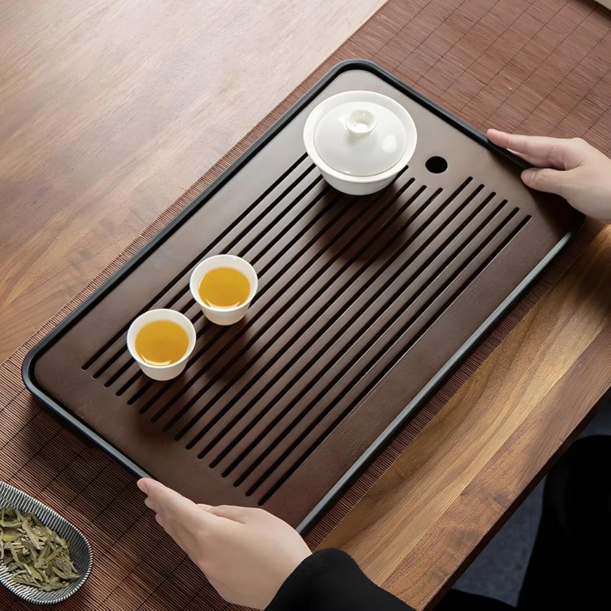 Mesa de chá de bambu destacáve - Bamboo Tea Tray avaliação e preço