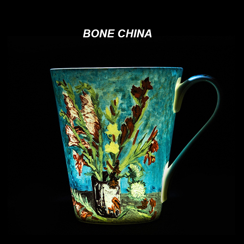 5 pçs conjunto osso china van  - Coffee Tea Van avaliação e preço
