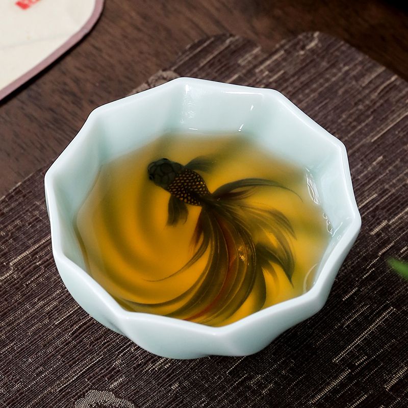 Copos de chá celadon criativos - Gongfu Tea Set avaliação e preço
