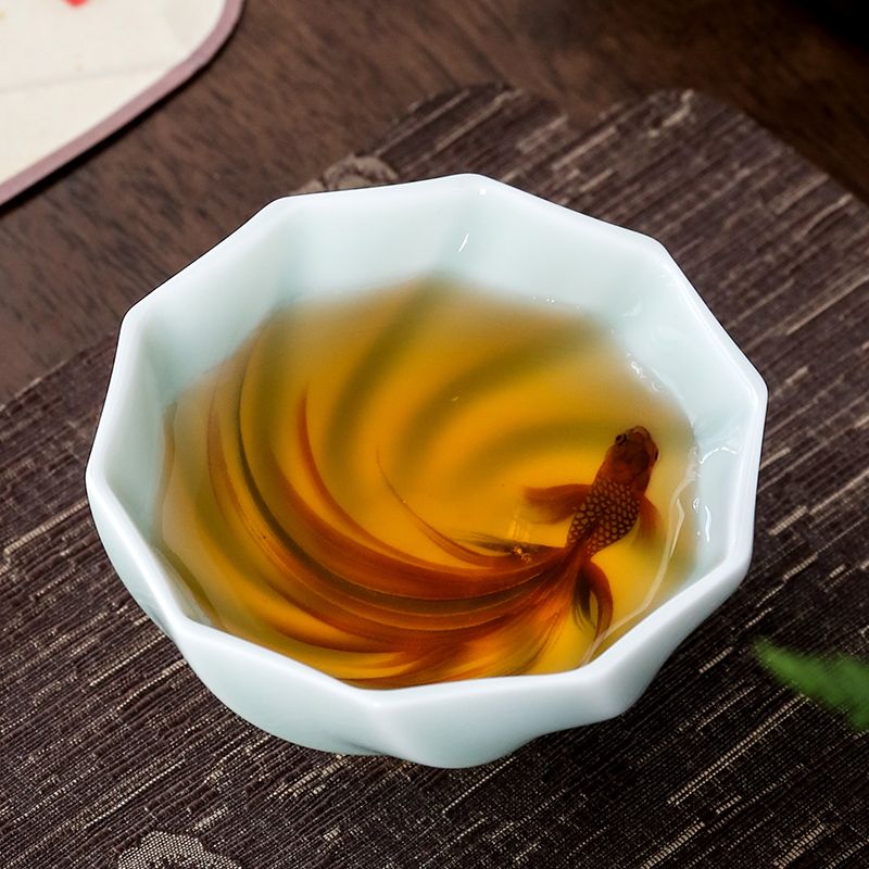 Copos de chá celadon criativos - Gongfu Tea Set avaliação e preço