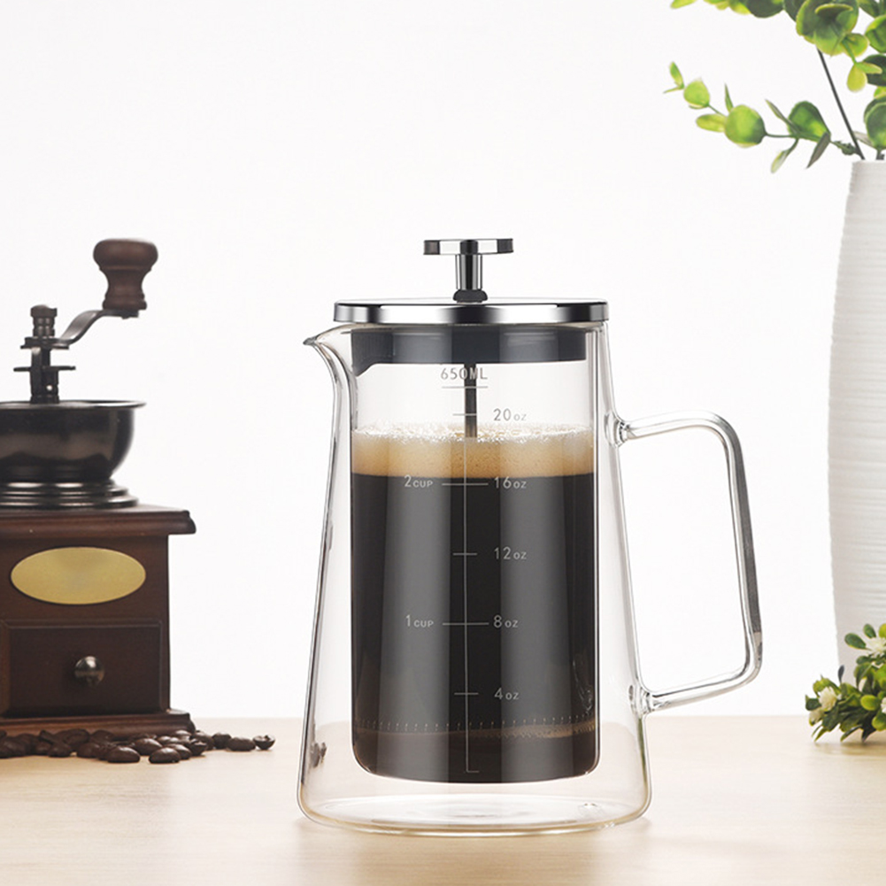 Pote de imprensa francesa de c - French Press Glass avaliação e preço