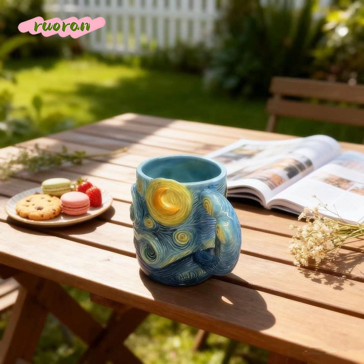Caneca Van Gogh Noite Estrelad - Coffee Tea Van avaliação e preço