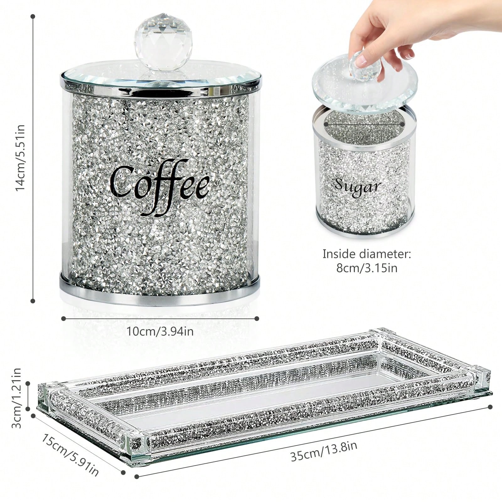Conjunto de Potes para Café, A - Canister Coffee Sugar Tea avaliação e preço