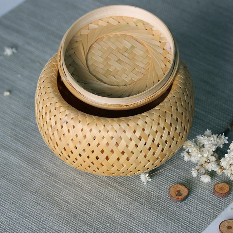 Mini caixa oca de camada dupla - Bamboo Tea Tray avaliação e preço