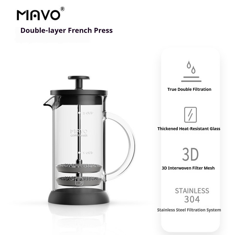 Cafeteira Prensa Francesa MAVO - French Press Glass avaliação e preço