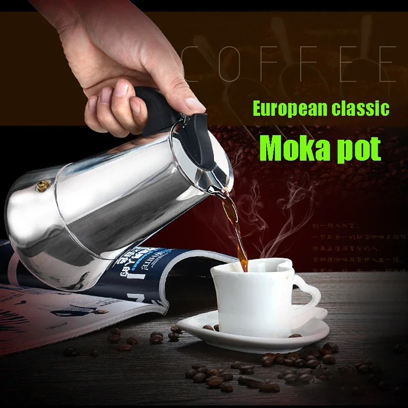Mokka Espresso Machine, Latte  - Moka Pot Stove avaliação e preço