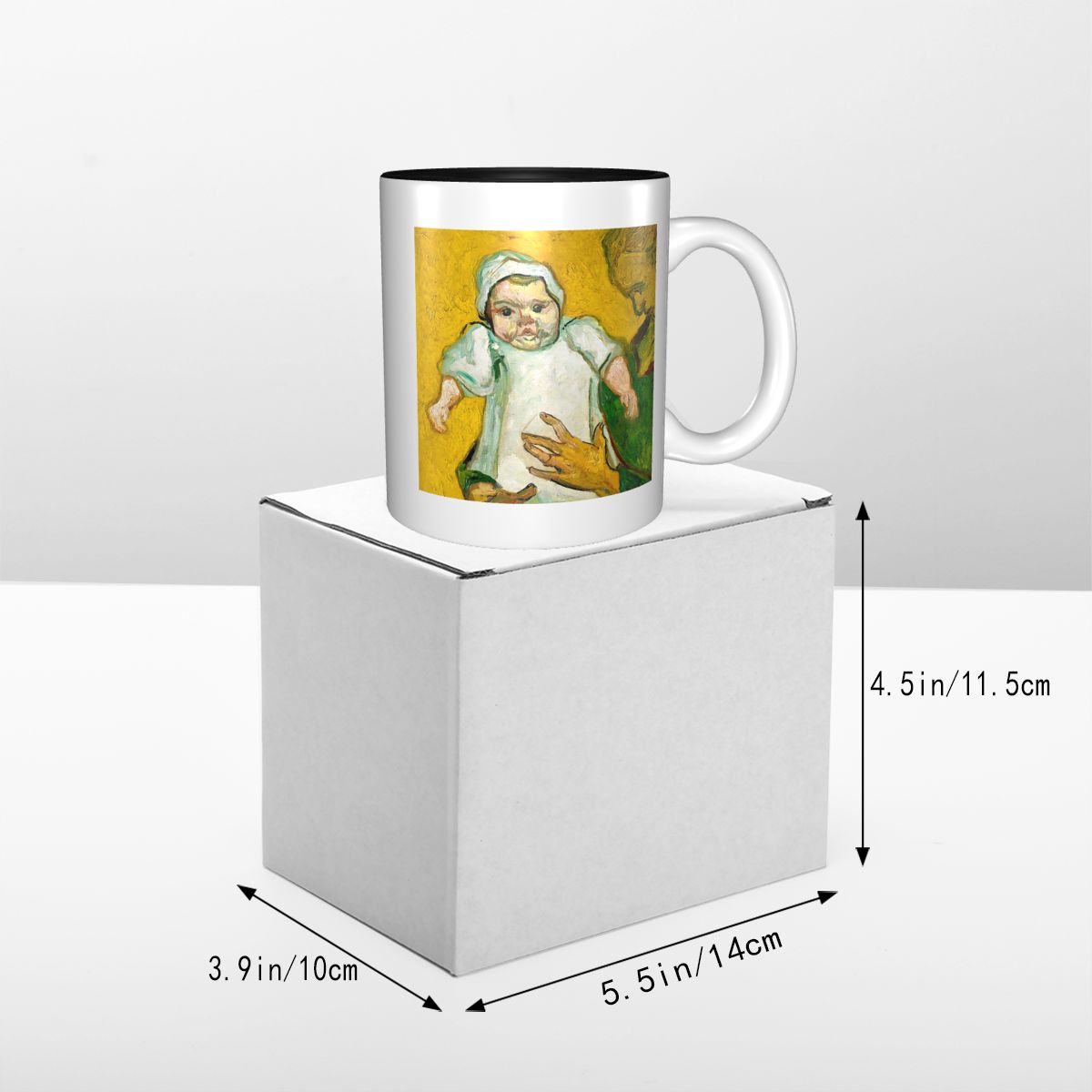 Caneca de cerâmica engraçada M - Coffee Tea Van avaliação e preço