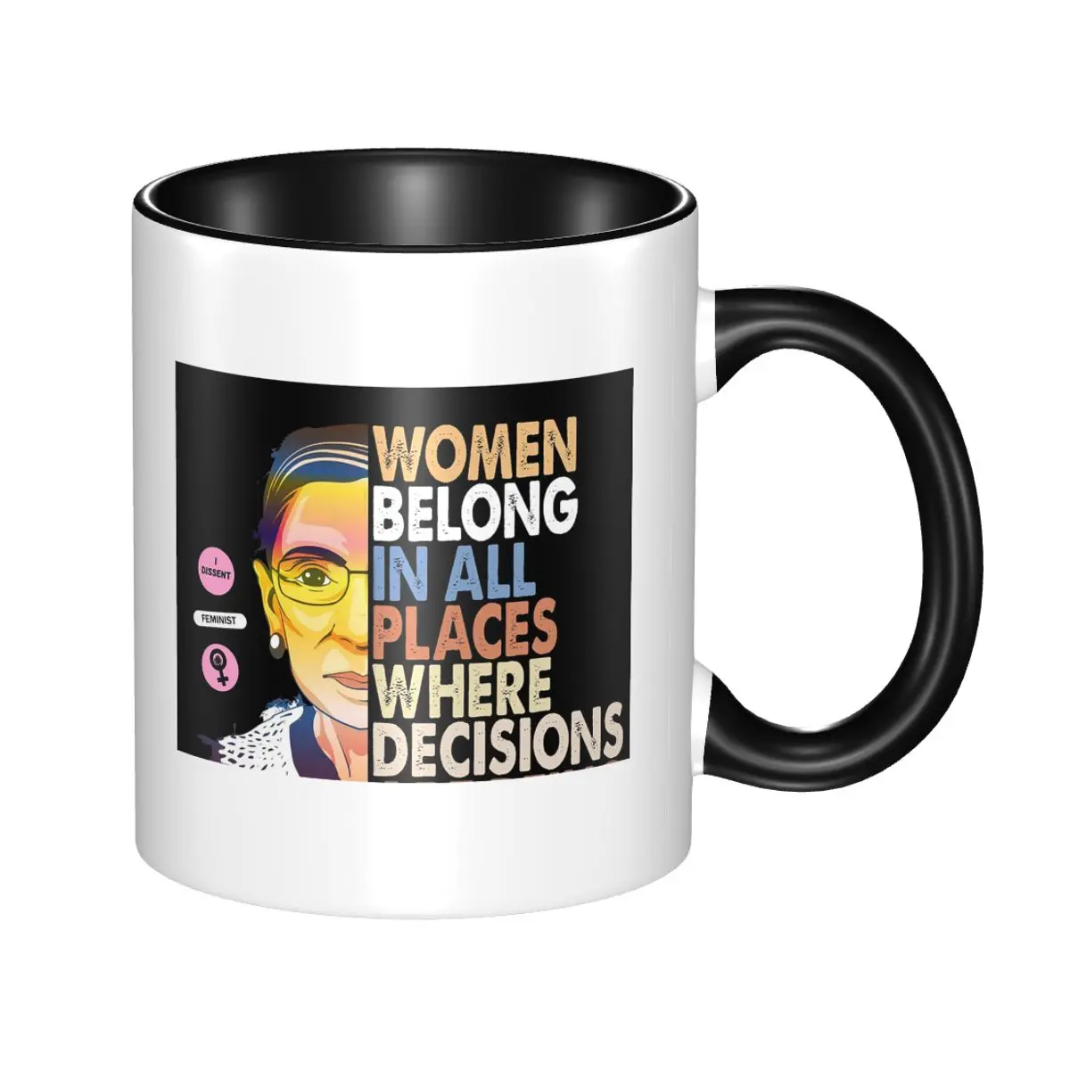 Caneca RBG Ruth Bader Ginsburg - Coffee Tea Place avaliação e preço