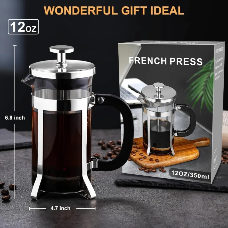 Máquina de café francesa, pren - French Press Glass avaliação e preço