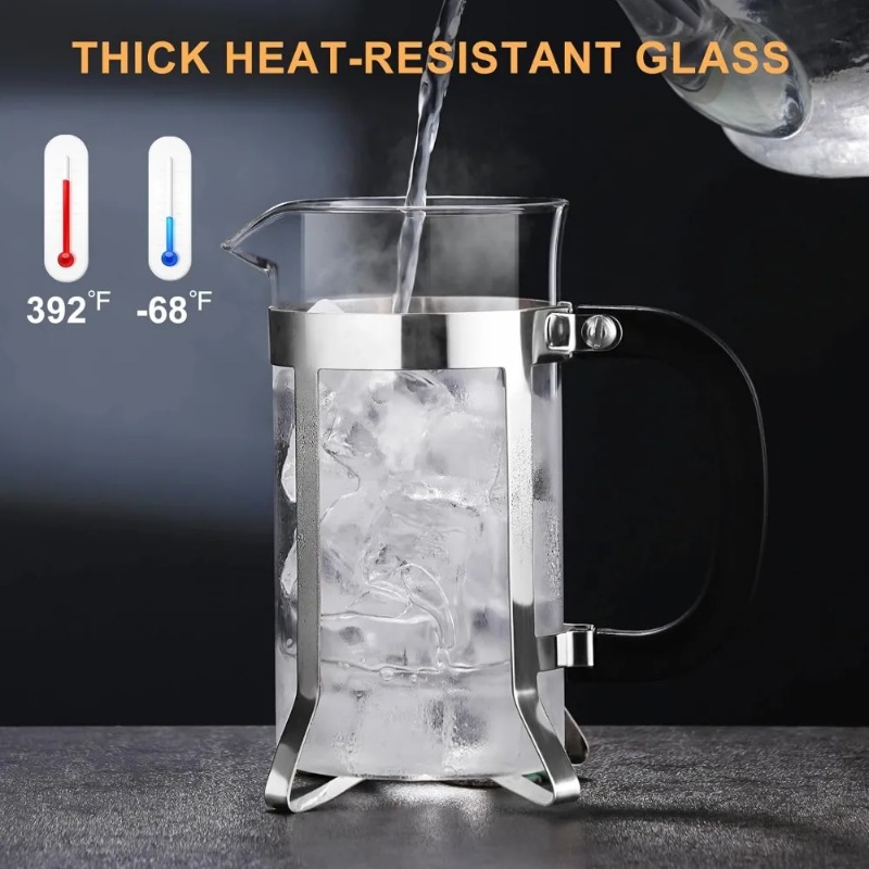 Máquina de café francesa, pren - French Press Glass avaliação e preço