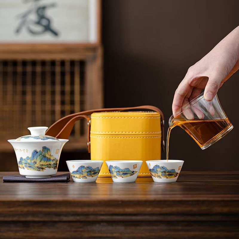 Conjunto de Chá de Porcelana B - Gongfu Tea Set avaliação e preço