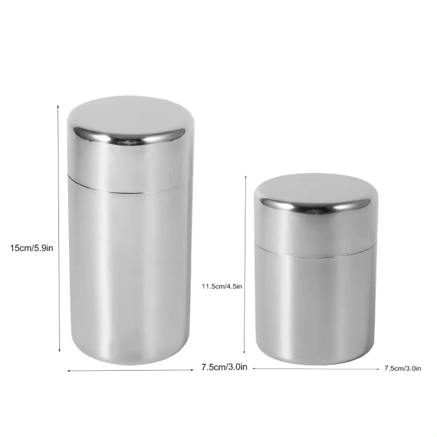 Latas de folhas de chá de aço  - Canister Coffee Sugar Tea avaliação e preço