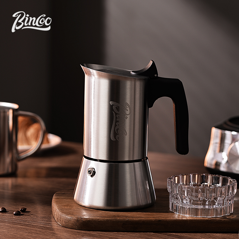 Bincoo pote mocha reto de aço  - Moka Pot Stove avaliação e preço