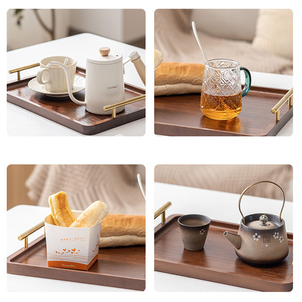 Bandeja de servir de madeira c - Bamboo Tea Tray avaliação e preço