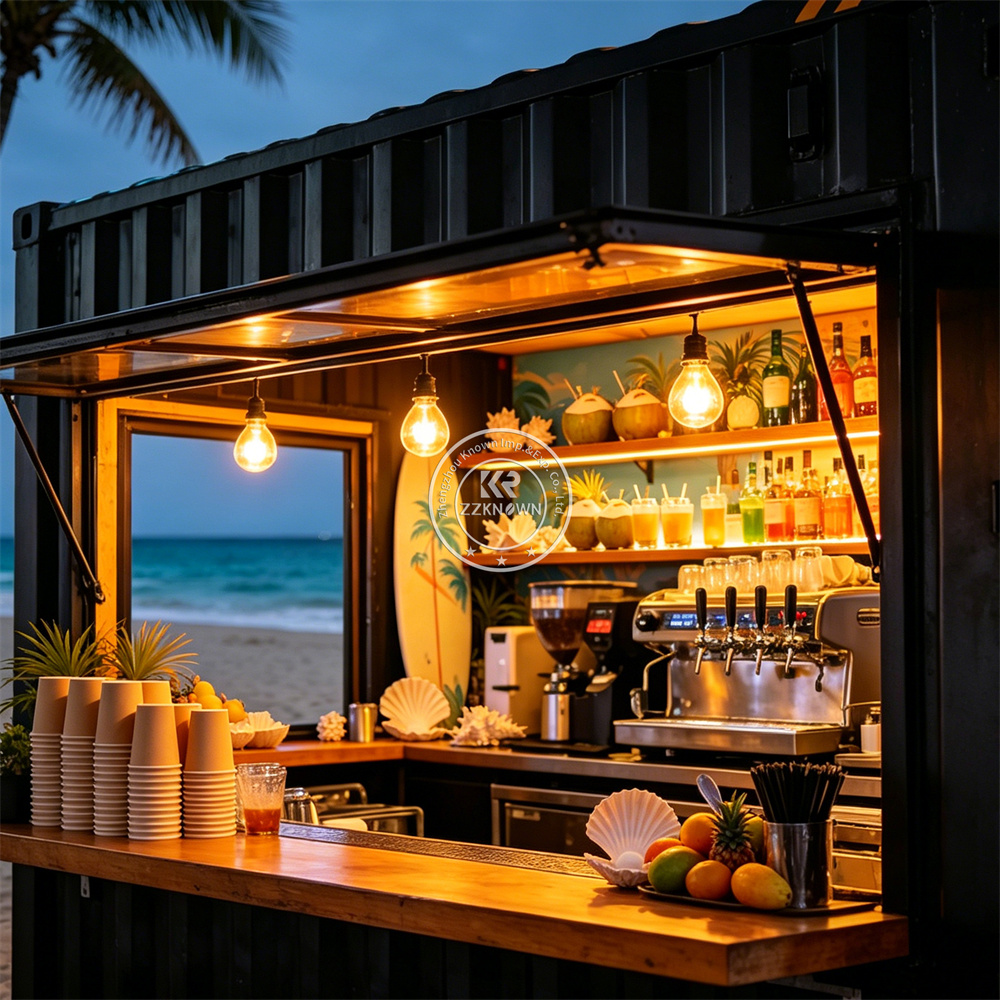 Container Bar Externo, Trailer - Coffee Tea Kiosk avaliação e preço
