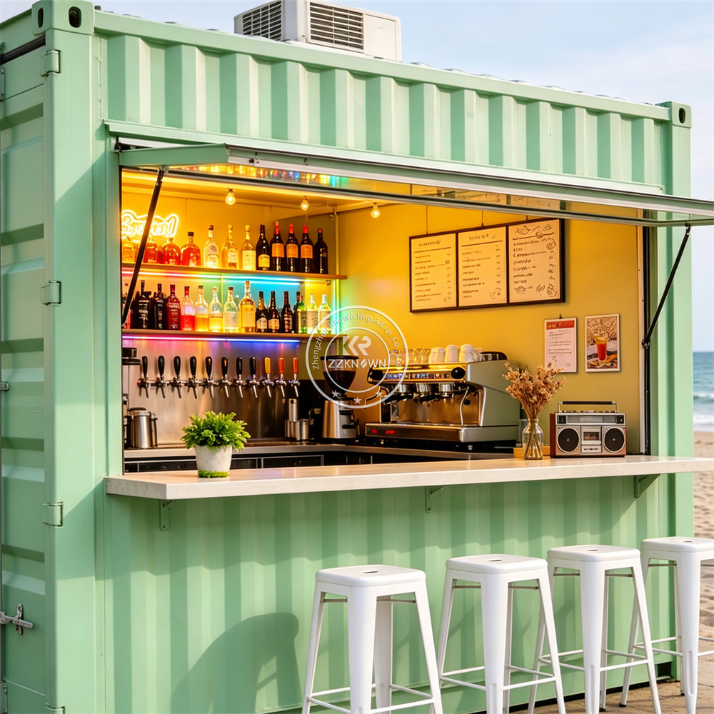 Container Bar Externo, Trailer - Coffee Tea Kiosk avaliação e preço