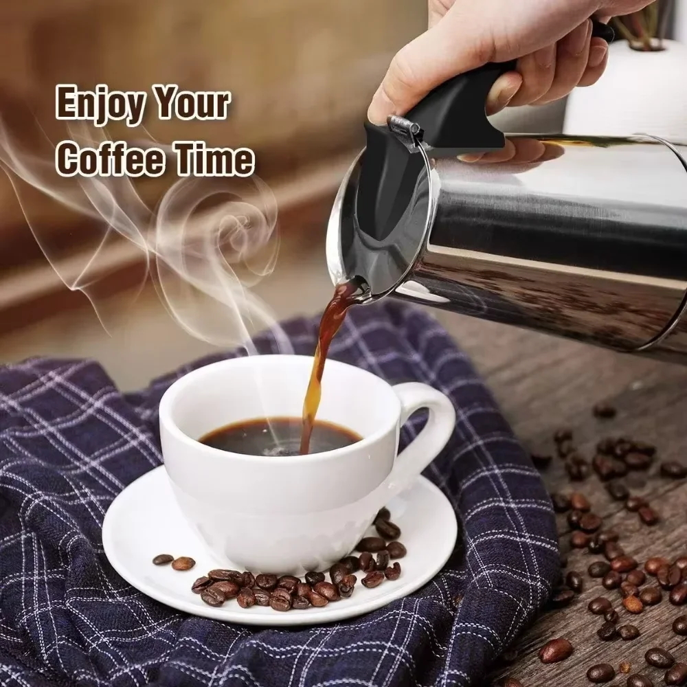 Cafeteira moka pot 50ml-600ml, - Moka Pot Stove avaliação e preço