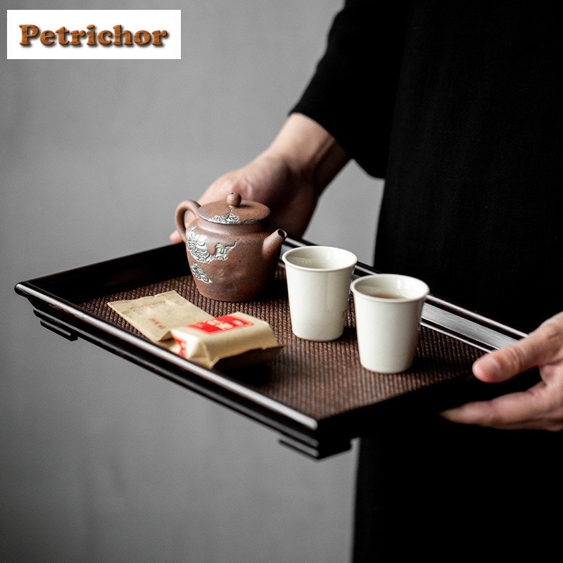 Bandeja de chá tecida de bambu - Bamboo Tea Tray avaliação e preço