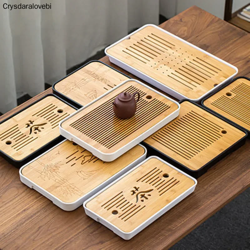 Bandeja de Chá de Bambu para C - Bamboo Tea Tray avaliação e preço
