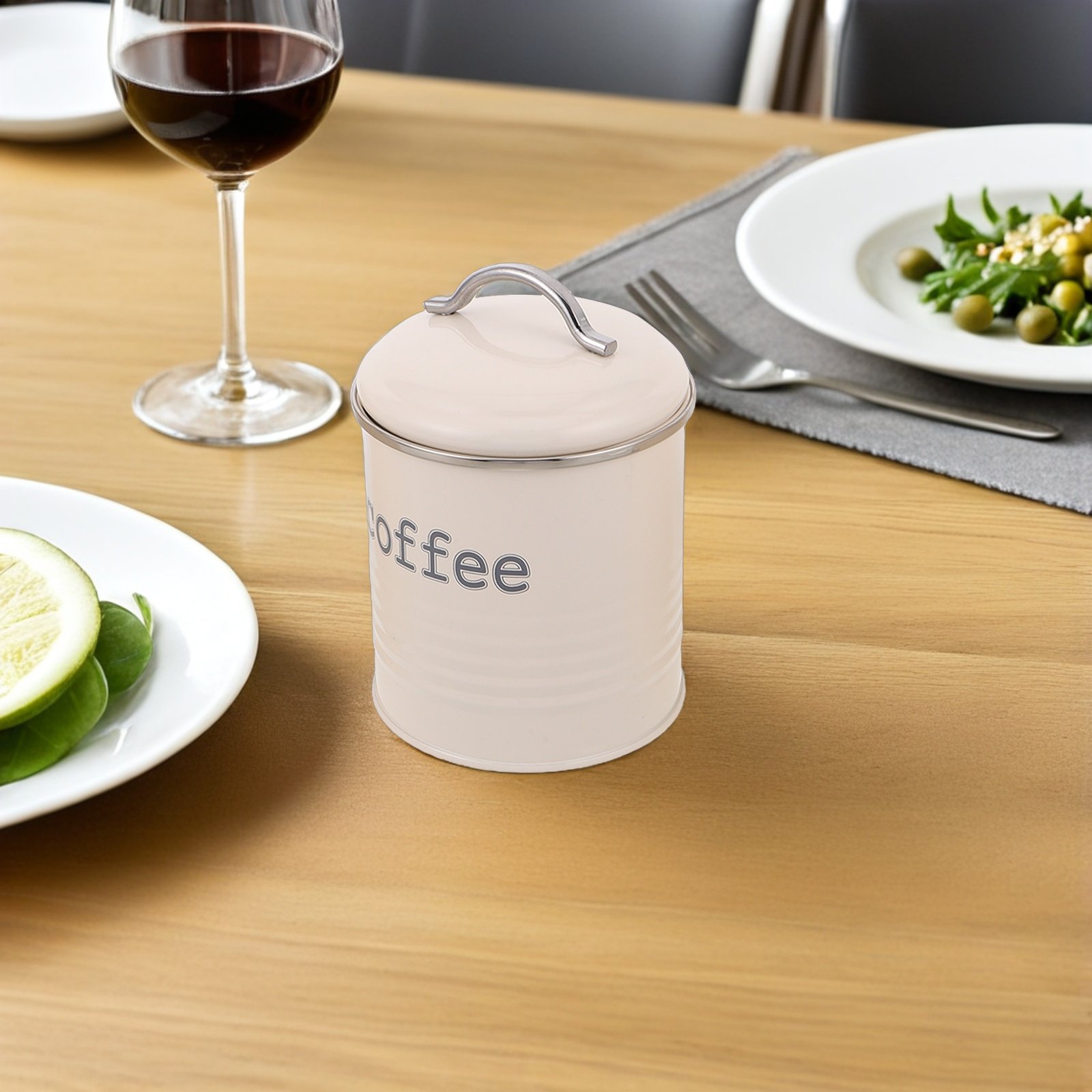 Conjunto de 3 Recipientes Herm - Canister Coffee Sugar Tea avaliação e preço