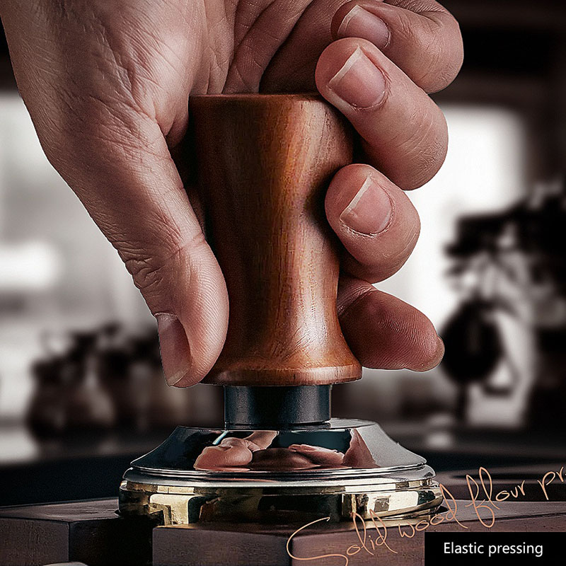 51mm 53mm 58mm madeira de faia - Coffee Tamper Leveler avaliação e preço