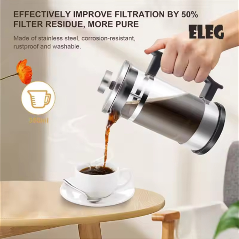 Cafeteira Francesa com Filtro  - French Press Glass avaliação e preço