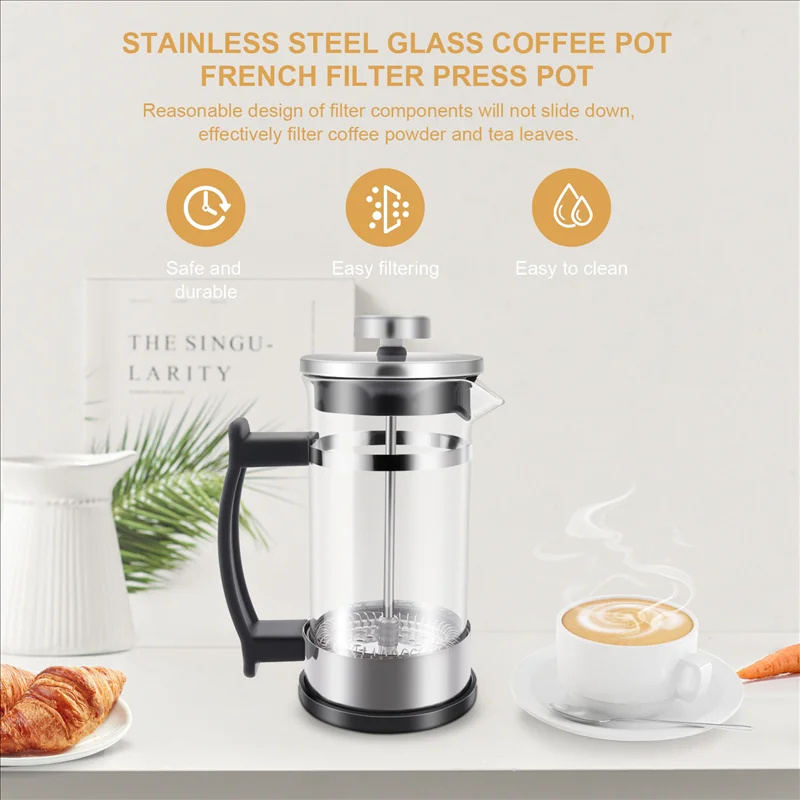 Cafeteira Francesa com Filtro  - French Press Glass avaliação e preço