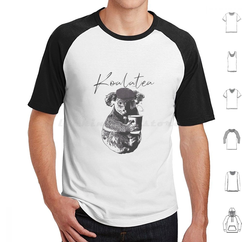 Camiseta Koalatea para Homens, - Coffee Tea Joke avaliação e preço